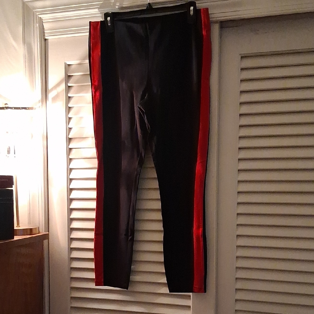 Ralph Lauren Black Tuxedo Leggings